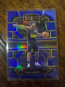 2023-24 Panini Select #68 Jalen Pickett Concourse Blue Silver Prizm RC Nuggets - Picture 1 of 2