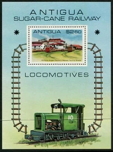 ANTIGUA - 1981 'SUGAR-CANE RAILWAY' Hoja Miniatura MNH [B7541] - Imagen 1 de 1