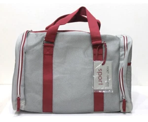 D&G Dolce & Gabbana Grey Duffle Sport Weekender Travel Bag - Picture 1 of 4