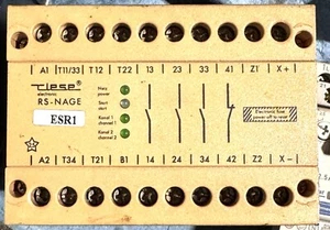 Tiese Electronic RS-NAGE Safety Relay 24VDC 250VAC 8A - Picture 1 of 3