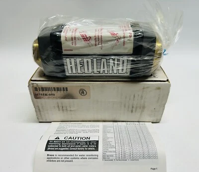 NEW Hedland H755B-050 Inline Flow Meter - Image 1 of 2
