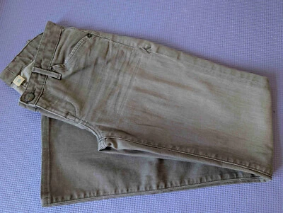 Jeans Agave Nectar Mujer, US Talla 26, Color Oliva, Clásico Recto, Hecho en USA Foto 1 de 4