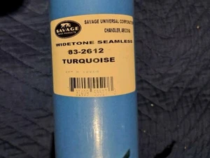 Turquoise Savage Widetone Seamless Background Paper 26" x 12 Yards - Picture 1 of 3