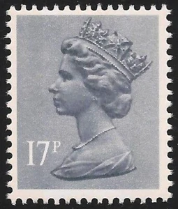 Gran Bretaña #MH97 2B VF MNH - 1980 17p Reina Isabel II / Máquina - Imagen 1 de 1