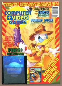 Computer & Video Games Magazine C&VG C+VG 1992 01 January With Hologram - Picture 1 of 5
