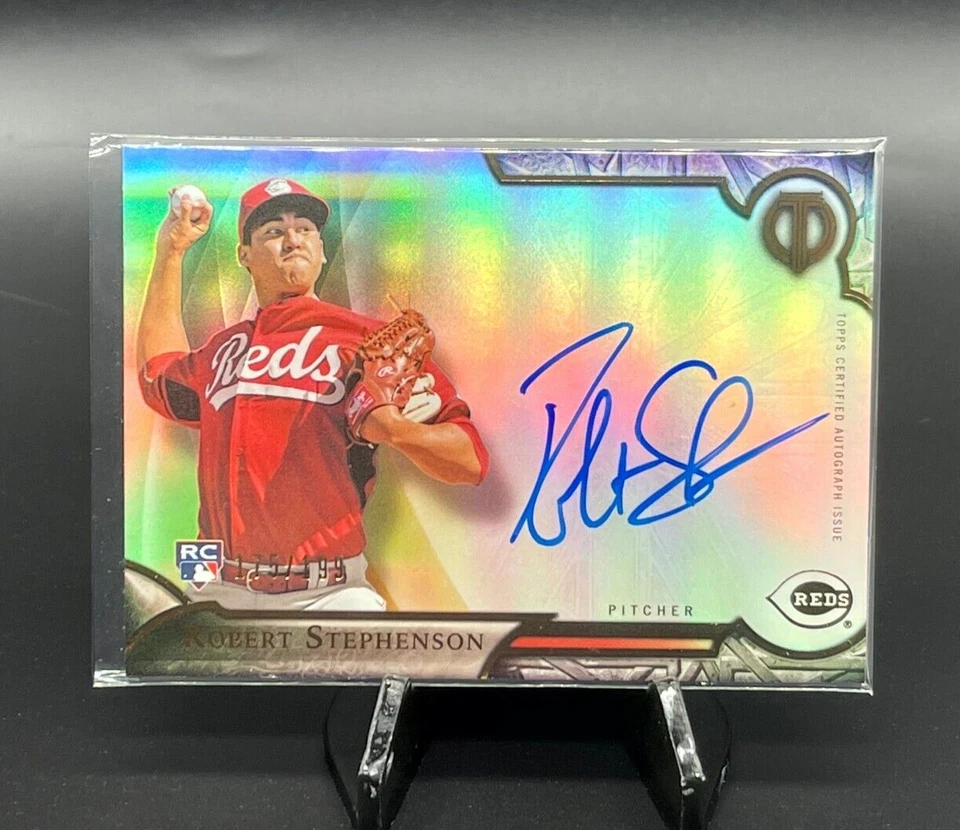2016 Topps Tribute Autographs #TARS Robert Stephenson/199 - Image 1 of 4