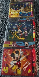 Disney Deluxe Autograph Books - Set of 3 - New - Includes Sticker Sheet - Picture 1 of 6