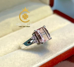 Natural Pink Tourmaline Ring – Handcrafted Silver Beauty for Her & Perfect Gift - Picture 1 of 6