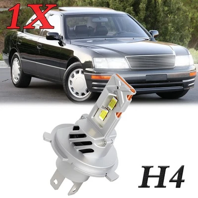 Kit de faros LED para Lexus LS400 1993-1997 1 PIEZA H4/9003 bombillas blancas haz alto/bajo Foto 1 de 4