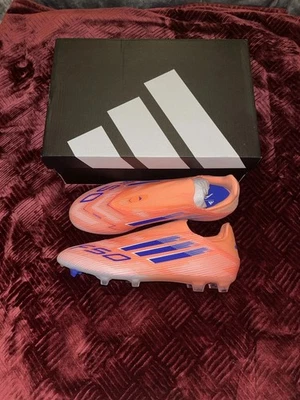 Adidas Hombres F50 Liga Botines Naranja Fútbol Spike Botas/Zapatos Foto 1 de 3