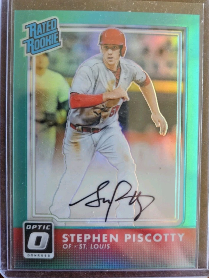 Stephen Piscotty 2016 Panini Donruss clasificación óptica novato radiocontrol holo azul #/125 automático Foto 1 de 1