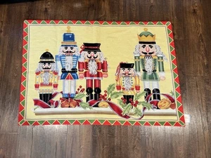 Alfombra vintage Katha Diddel colección para el hogar cascanueces Navidad decoración de pared - Imagen 1 de 9