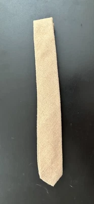 Corbata estrecha para hombre Brittania WPL 2555 London Designer beige 2 x 57 pulgadas Foto 1 de 4