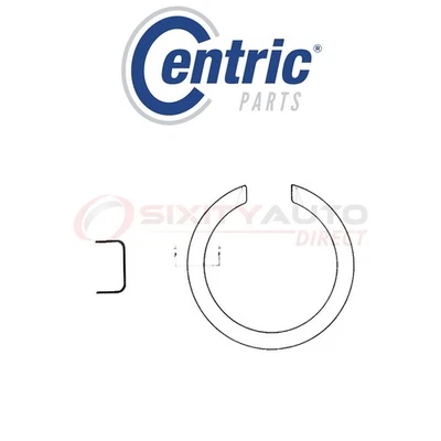 Centric Parking Brake Shoe for 1997-2005 Chevrolet Corvette 5.7L 6.0L V8 - qp - Image 1 of 4