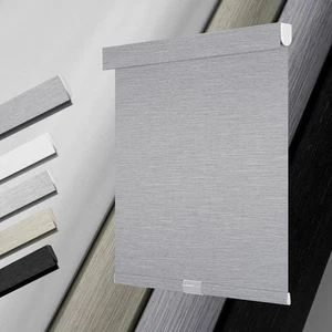 Blackout Roller Shades for Indoor Windows, Cordless, 36x72'', grey - Picture 1 of 7