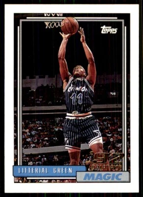 1992-93 Topps Litterial Green RC Orlando Magic #299 - Image 1 of 2