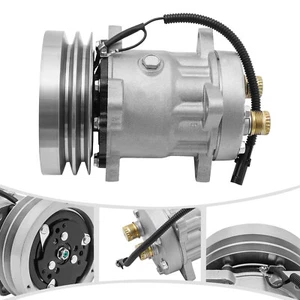 A/C Compressor For Case/Case IH &New Holland Tractor Air Conditioning Compressor - Picture 1 of 18
