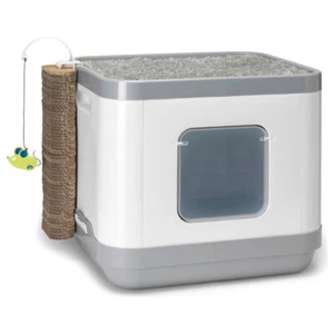 Karlie Flamingo Litter Box Cube II Grey, RRP 82.39 EUR, NEW - Picture 1 of 5