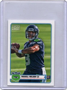Tarjeta de fútbol americano Topps Magic 2012 #181 mini - tarjeta de novato Russell Wilson Seahawks - Imagen 1 de 2