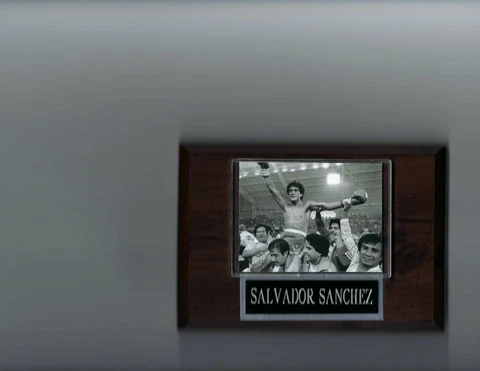 SALVADOR SANCHEZ PLAQUE BOXING CHAMPION Cover