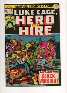 Hero for Hire #5 1ST BLACK MARIAH Alfre Woodard 5TH LUKE CAGE '73 VF 7.0 Netflix - Picture 1 of 2