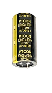 Capacitor Audio 10000mfd 10000uf 100V Electrolytic 70x35mm 4 pcs - Picture 1 of 1