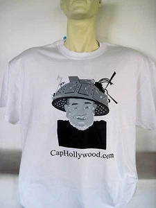Captain Hollywood Tee T-Shirt CapHollywood Tin Foil Hat Logo Tee NEW Sealed!  - Picture 1 of 2