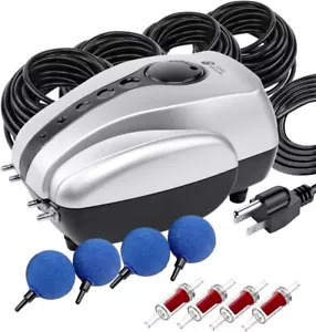 All-in-One Koi Pond Aerator for Outdoor Ponds up to 2000 Gallons Pond Air Pump - Picture 1 of 7