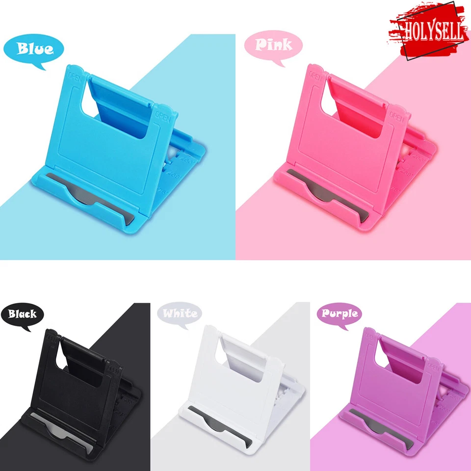 Soporte de escritorio plegable universal para teléfono celular tableta soporte de montaje ajustable Foto 1 de 4