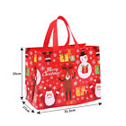 1/2/4X Christmas Tote Bags With Handles Foldable Reusable Shopping Bag Zo