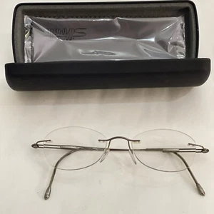 Silhouette 7554 00 6063 15 150 Eyeglasses Titanium - Frames Only - Picture 1 of 8