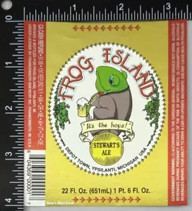 Frog Island Stewart's Ale Label - MICHIGAN - Bild 1 von 1