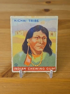 1933 Goudey Indian Gum #87 Kichai Tribe - Picture 1 of 5