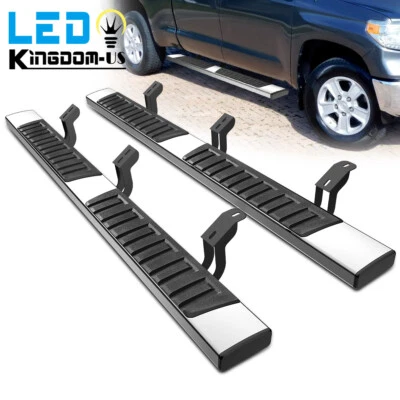 for 2007-2021 Toyota Tundra Double Cab 6" Running Boards ABS Nerf Bar Side Steps Foto 1 de 4
