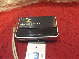 Sony Cyber-Shot DSC-T2 8.1MP Touch-Screen Digital Camera - Black/Silver