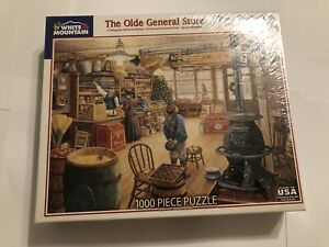 White Mountain Puzzle The Olde General Store 1000 Piece Jigsaw Puzzle Sealed New