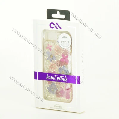 Funda Mate iPhone SE 2022 2020 iPhone 7 iPhone 8 6s quilates púrpura pétalos Foto 1 de 4