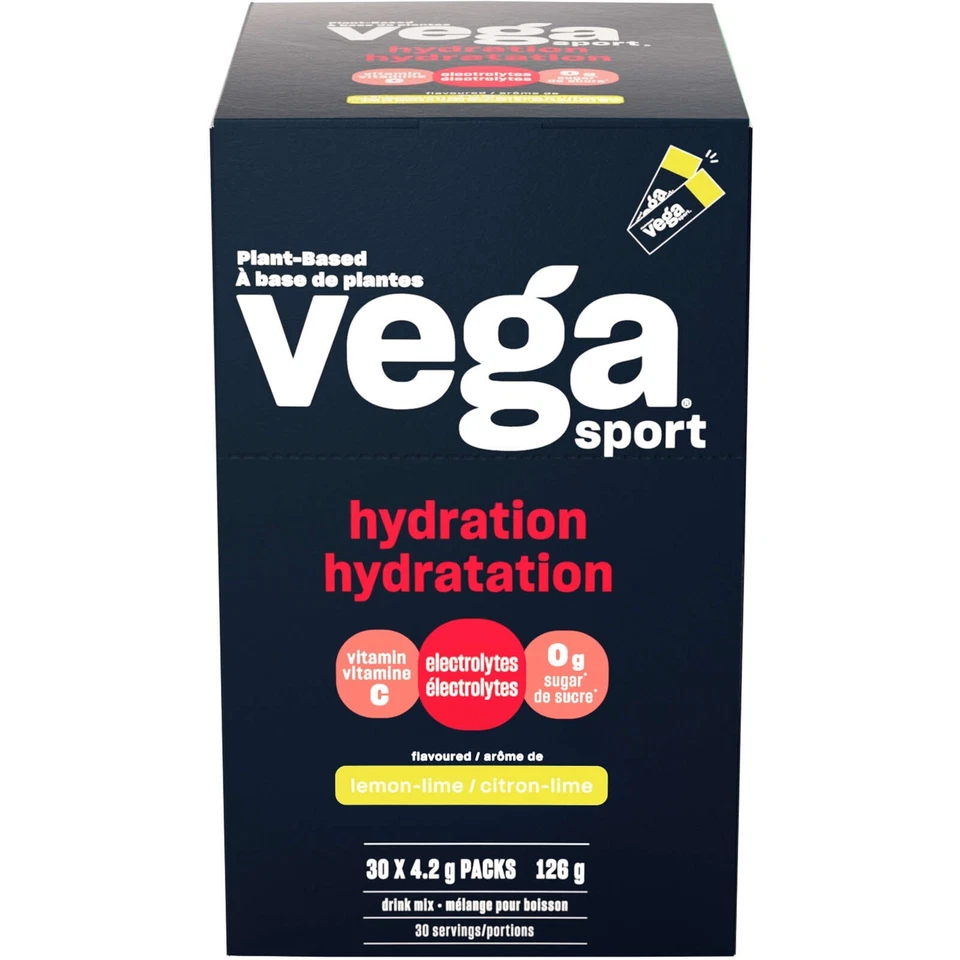 Vega Sport® Hidratador Electrolítico Limón Lima Potencia Nutriente Real 30 Varillas NUEVO Foto 1 de 1