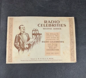 W.D & H.O Wills Radio Celebrities Second Series 1935 Cigarette Cards Full Set - Picture 1 of 19