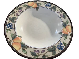Ciotola pasta cereali zuppa bordata Mikasa Garden Harvest 9,25" (7 disponibili) bella! - Foto 1 di 3