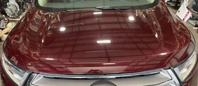 2018 Ford Edge OEM Front Hood Panel Burgundy Velvet Metallic R3 2015-2017 Foto 1 de 4