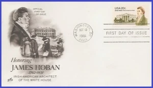 USA4 #1936 U/A ARTCRAFT FDC James Hoban - Imagen 1 de 1