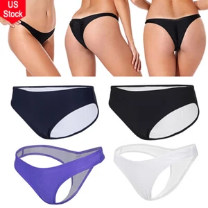 HSL Womens Low Waist Thongs Panties G-String Underwear Lingerie Briefs Knickers - Picture 1 of 18