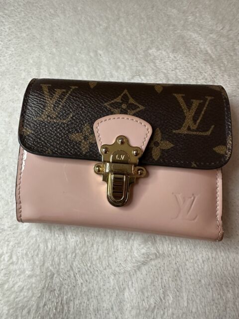 Louis Vuitton LV Wallet Portefeuille Capucines Compact M62156 pink Leather  F/S