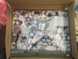 BOB GRIESE AUTOGRAPHED SIGNED 16X20 PHOTO MIAMI DOLPHINS BECKETT - Picture 1 of 3