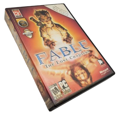 FABLE THE LOST CHAPTER  ~  Microsoft 2005 PC CD-Rom Game + Serial, VTG - Image 1 of 4