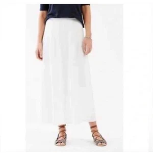 J. Jill Damen Rock fließend 18 weiß Strand Leinen  - Bild 1 von 7