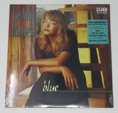 LeANN RIMES "Blue" 20th Anniversary Album Blue Colored Vinyl LP SEALED Foto 1 de 3