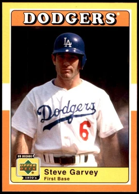 Steve Garvey 2001 Upper Deck década 1970 #61 Dodgers MLB LEER ENVÍO GRATUITO Foto 1 de 2