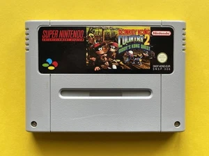 DONKEY KONG II Nintendo SNES Game SUPER Nintendo DIDDY QUEST o OVP Cib BOX 3 2 1 - Picture 1 of 6